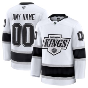 Mænd NHL Los Angeles Kings Trøje Tilpasset 2024-25 Fanatics Premium Hvid Udebane